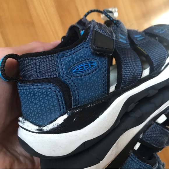 Keen Newport Neo H2 sandals Blue nights Brilliant Blue Shoes Little Boys size 12 - Picture 9 of 10